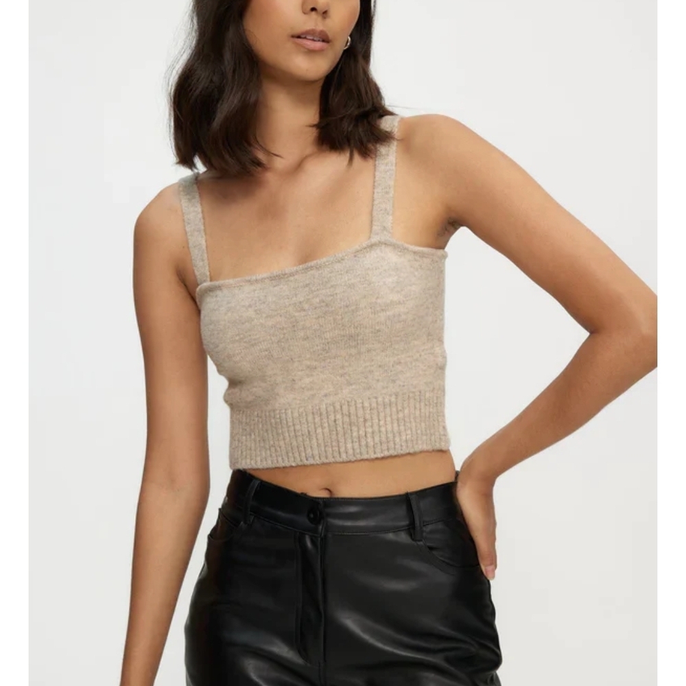 NWT Kuwalla Sculpted Tube Top In Caramel Size Large